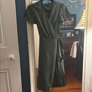 Banana Republic Olive Midi Dress